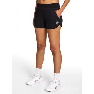 New Women's Reebok Studio Performance Relaxed Shorts Black